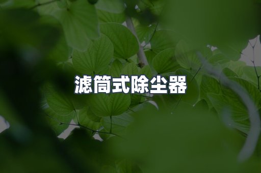 滤筒除尘器